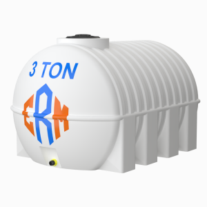 3000 Litre Yatay Plastik Su Deposu