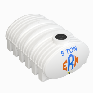 5 Tonluk Yatay Şeffaf Su Deposu