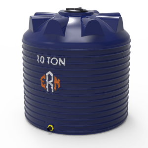 10 Tonluk Lacivert Plastik Su Deposu