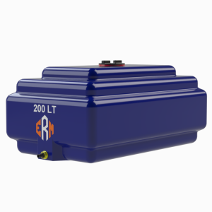 200 Lt. Dalgakıranlı Lacivert Plastik Su Deposu