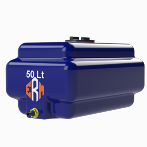 50 Litre Dalgakıranlı Lacivert Plastik Su Deposu