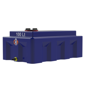 100 Litre Düz Lacivert Plastik Su Deposu